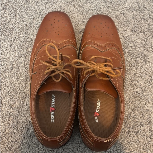 Deer Stags Tan Leather Oxfords - Picture 4 of 4